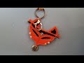 Macrame Fox | DIY Macrame Key Chain | Handmade Gift Tutorial | 绳编狐狸钥匙扣挂件