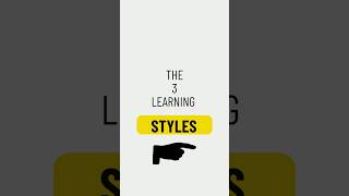 The 3 Learning Styles 👁👂🤚#viral #shorts #teachingtips