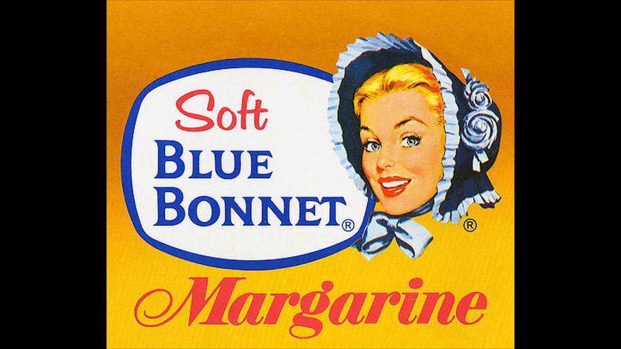 Сливочное масло девочка. Margarine unie компания. Блю Боннет. Маргарин ретро. Blue Bonnet margarine ad.