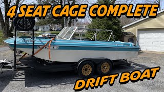 Finally finishing the 4 seat drift boat cage