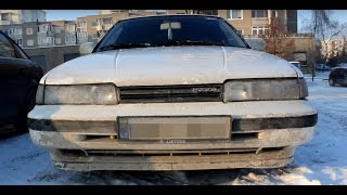 1991 Mazda 626 2.0D Cold Start - 20 C° 1991 Mazda 626 2.0D Cold Start - 20 C°