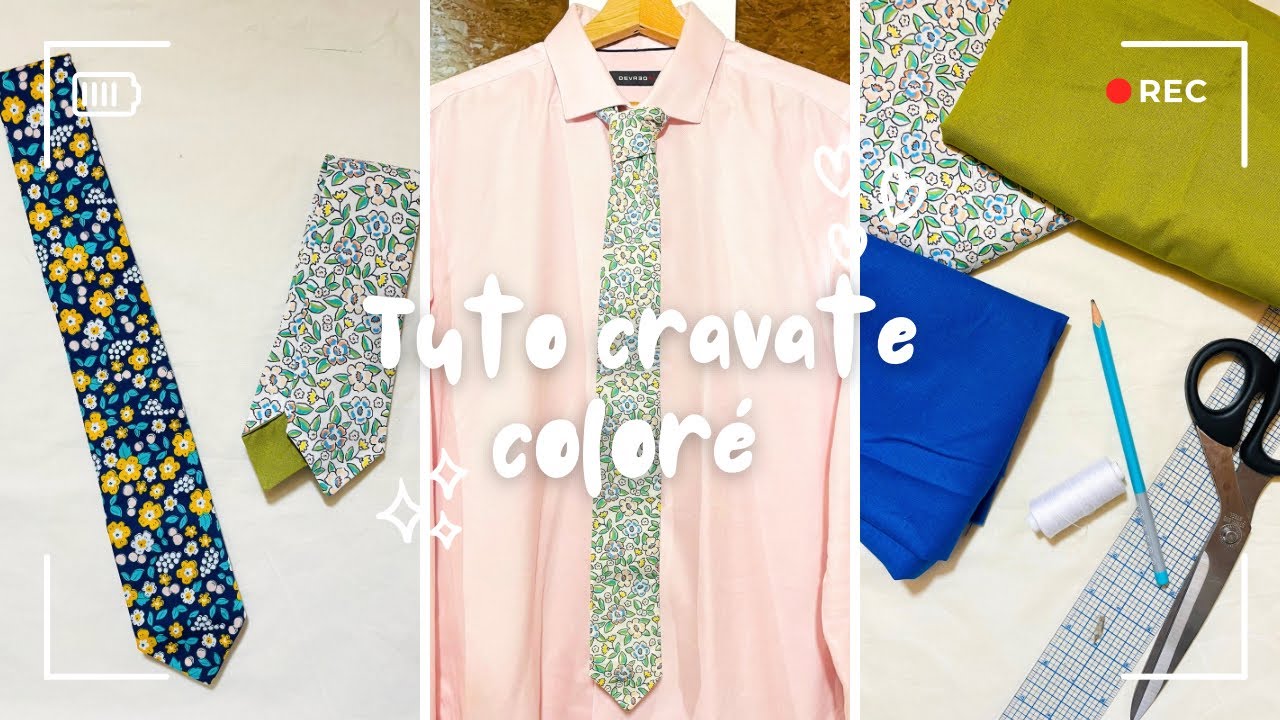 TUTO couture | Coudre une cravate 👔