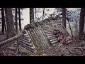 Winter Survival Shelter - Firewood processing and snow preparations Winter Survival Shelter - Firewood processing and snow preparations