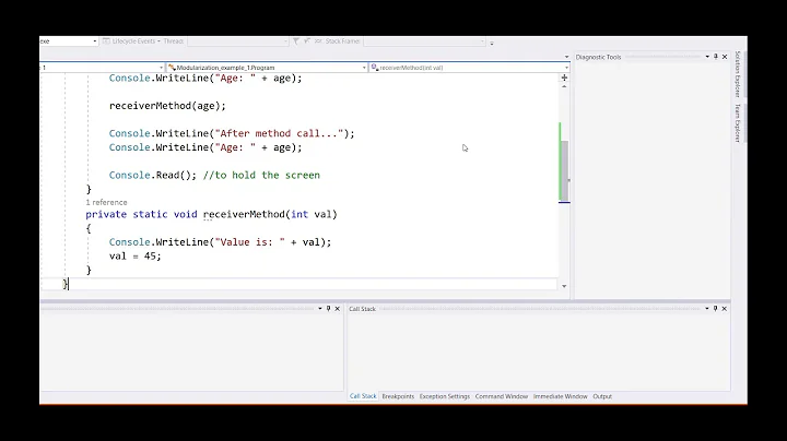 Pass by Value VS Pass by Reference - C# Programming