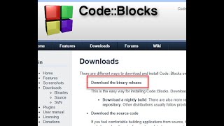 How to download Codeblocks (20.03) together with a C++ compiler for windows 10 (2021)