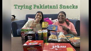 Trying Pakistani Snacks| Jinsy