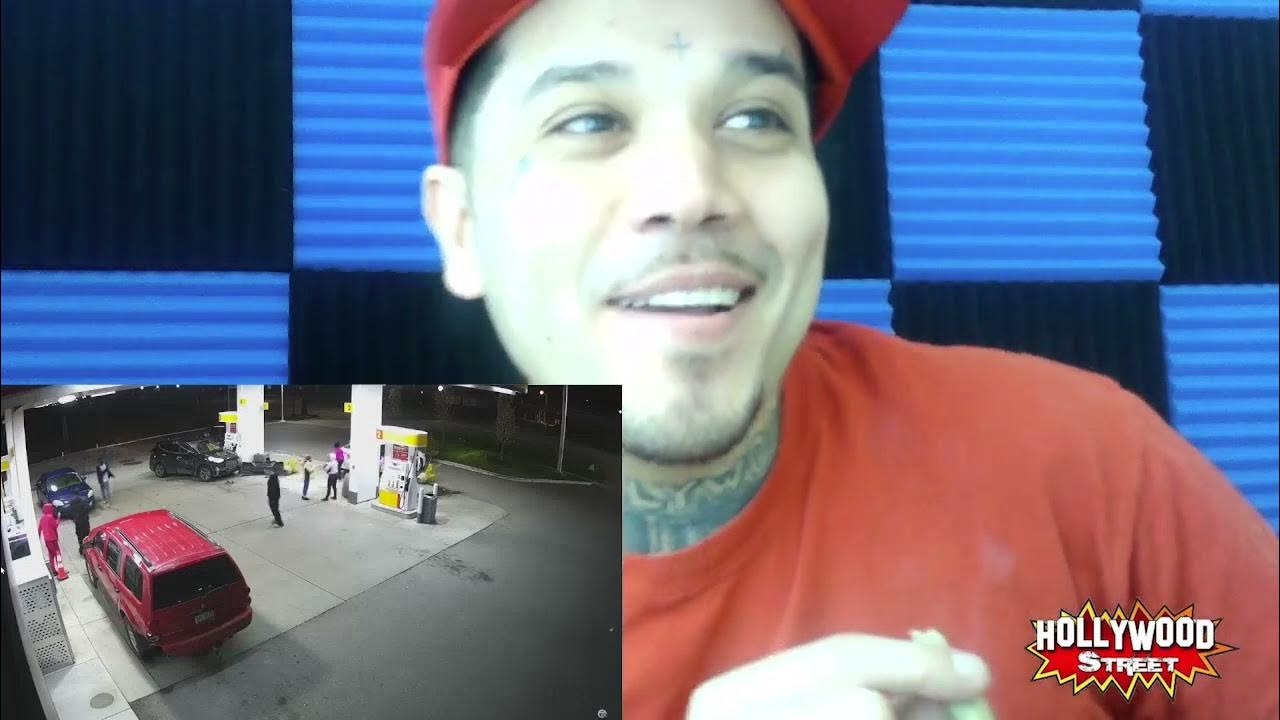 Surveillance Shows Wild Altercation At Gas Station In Belleville HSS REACTS: SURVEILLANCE SHOWS WILD ALTERCATION AT GAS STATION IN