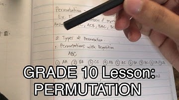 Grade 10 Lesson: Permutation (Tagalog)