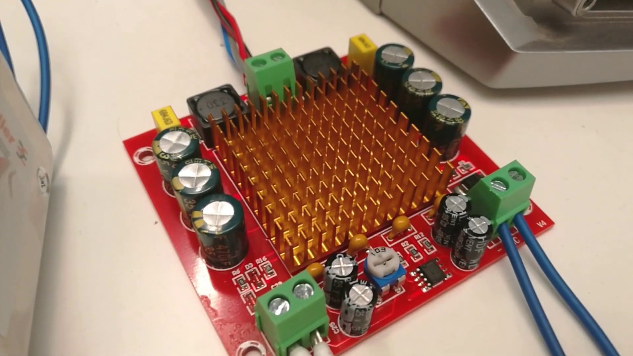 TDA3116 D2 150W Mono Amp board (Sound Test) YouTube