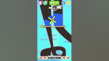 Save the Fish Level  ✔️43 #Short #Gaming Walkthrough