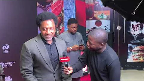 ARRIVAL NOLLYWOOD LEGEND RYKARDO AGBOR JUDE CHUKWUKA AT SON OF IRON MOVIE PREMIERE 