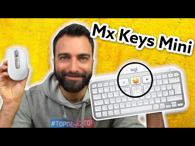 Logitech MX Keys Mini Clavier Sans Fil + MX Anywhere 3 Combo