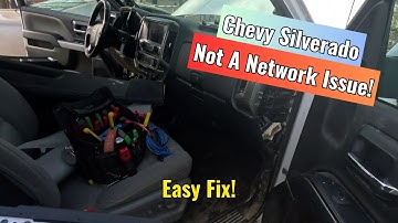 2018 Chevy Silverado - No Com To Multiple Modules! Easy Fix!