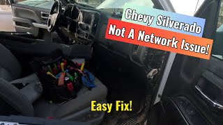 2018 Chevy Silverado  No Com To Multiple Modules! Easy Fix!