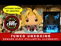 Funko pop unboxing and review fullmetal alchemist  edward elric glow chase exclusive