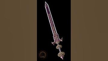 Sword 001  Premium Medieval Sword 3D Model with LODs