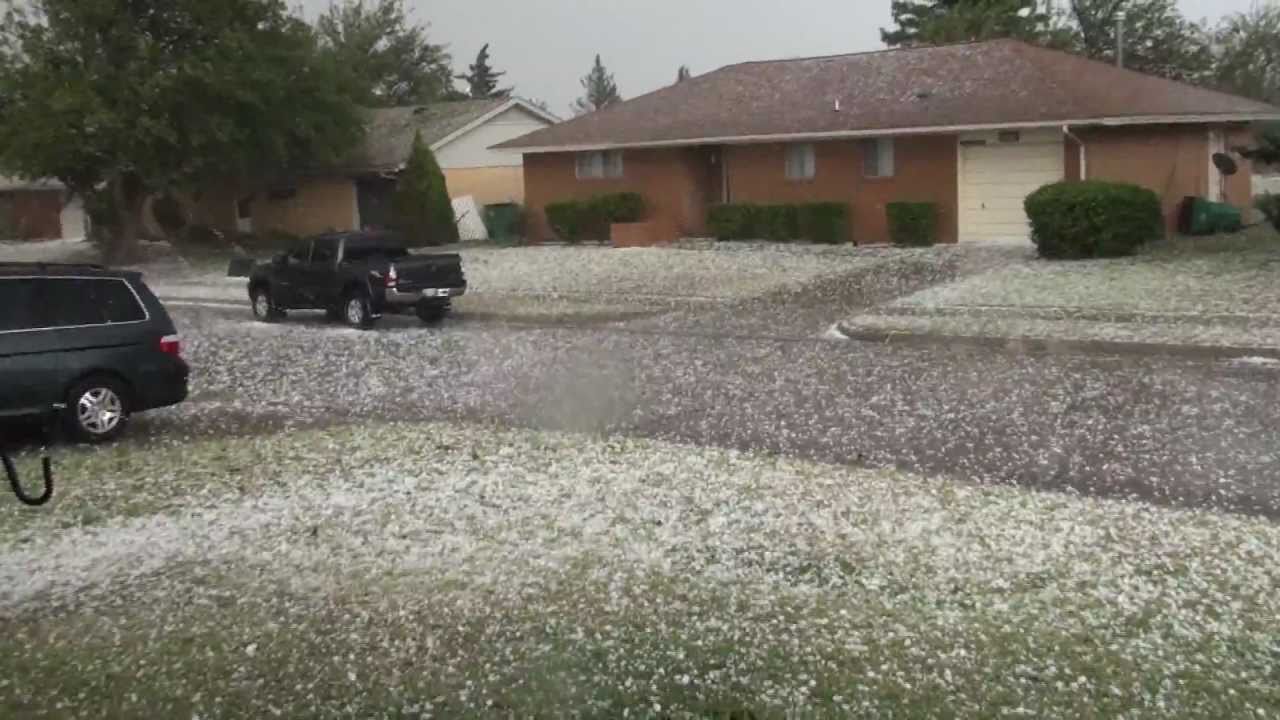 Altus Hail Storm Golf Ball Size June 16 2011 Oklahoma YouTube