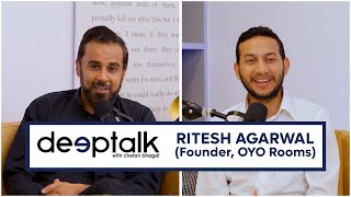 Deeptalk with Chetan Bhagat ft Ritesh Agarwal (Founder/CEO - OYO rooms) screenshot 4