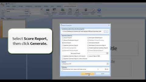 View Reports with Actionpoint