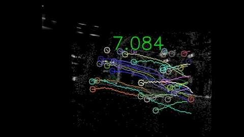 Event-based Feature Tracking on Outdoor Night Time Scene
