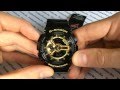 Как настроить Casio G-SHOCK GA-110GB-1AER - видео от PresidentWatches.Ru