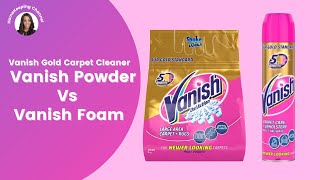 Vanish Powder Vs Foam How To Use