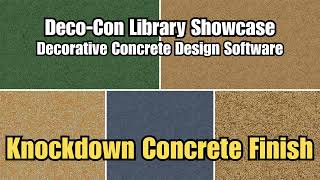 Deco‑Con V4 - Knockdown Concrete Colors Library - Decorative Concrete Design Software (2026)