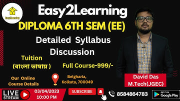 Diploma 6th Sem Electrical , Detailed  Syllabus Discussion | Full Course 999/- for all subject 🔥🔥
