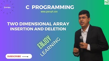 Insertion and Display of elements in a Two Dimensional Array ( Matrix) using C programming