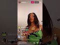 Quavo and saweetie celebrate Valentine’s Day live IG