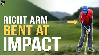 Right Arm Bent At Impact ➜ Pure Your Golf Shots