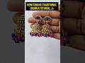 How to make Traditional Jhumkas Tutorial!!DM to order Jwellery raw materials #jewelleryrawmaterials