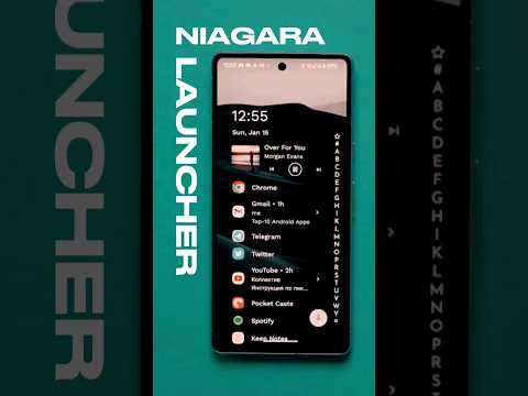 Кастомизация Android. Как пользоваться Niagara Launcher. Чем хорош и почему удобно #shorts #android