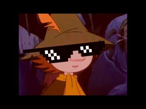 Snufkin Tells Moomin how White he is