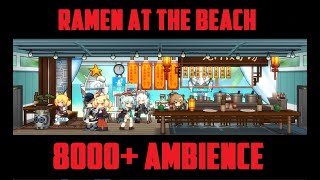 [Arknights] Dormitory Custom Show Case Theme : Ramen @The Beach (8000up Ambience)