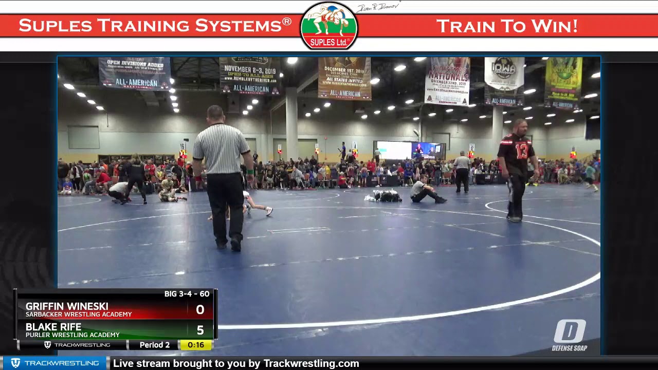 G 3-4 60 Blake Rife Purler Wrestling Academy Vs Griffin Wineski ...