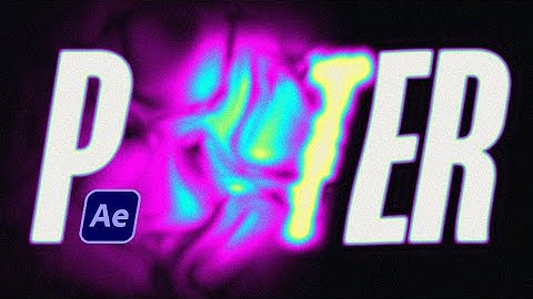 How to Create CRAZY Dissolving Text in Smoke in After Effects