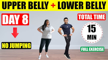 Day 8 | Belly Fat Easy Exercise At Home | Upper Belly Fat Workout | Lower Belly Fat Loss Exercise