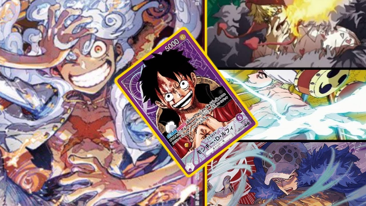 GEAR 5 LUFFY IN OPTCG! #onepiececardgame #onepiece #optcg 