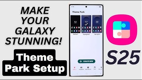 🌈Create STUNNING Galaxy Themes Easily! | Good Lock Theme Park Tutorial! (Galaxy S25/S25+/Edge Ultra)