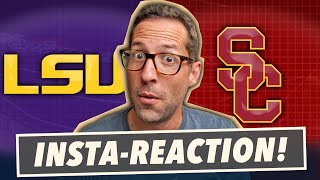 USC takes down LSU 27-20, our insta-reaction