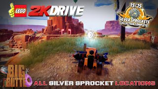 LEGO 2K DRIVE: Big Butte County (All Silver Sprocket Locations) - HTG