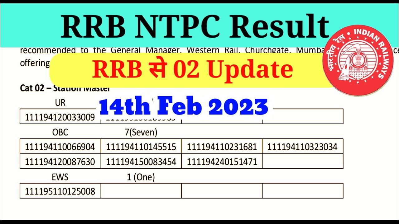 NTPC Result Update RRB NTPC Panel NTPC Level 3 Result NTPC Level 2 ntpc-result-update-rrb-ntpc-panel-ntpc-level-3-result-ntpc-level-2