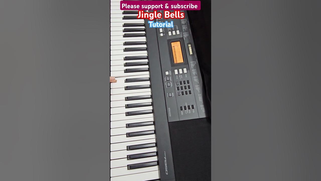 Jingle Bells | Keyboard Tutorial - #music #christmas #Keyboard #tutorial #piano #cozy #jinglebell