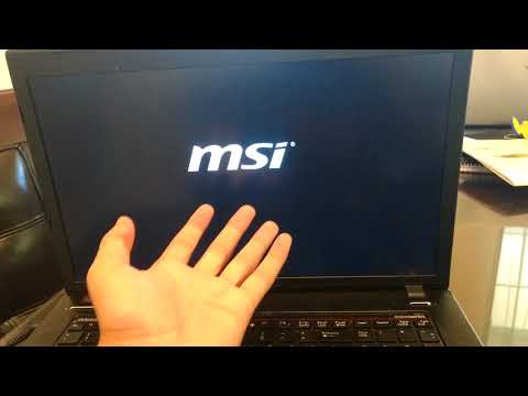 MSI GE70 2PE Laptop stuck at MSI logo. Please help.