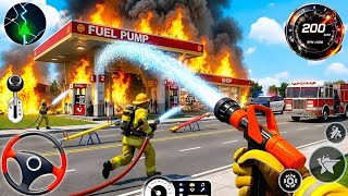 FireFighter Rescue Simulator 3D - US Emergency 911 Fire Truck Driving - Android GamePlay  screenshot 4