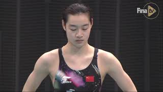 Chinas chang yani was the biggest surprise of the 3m springboard final at the Diving world cup i
