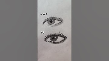 How to draw eyelashes ✅
