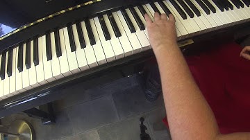 F# / Gb major scale  |  2 octaves on piano  |  left hand