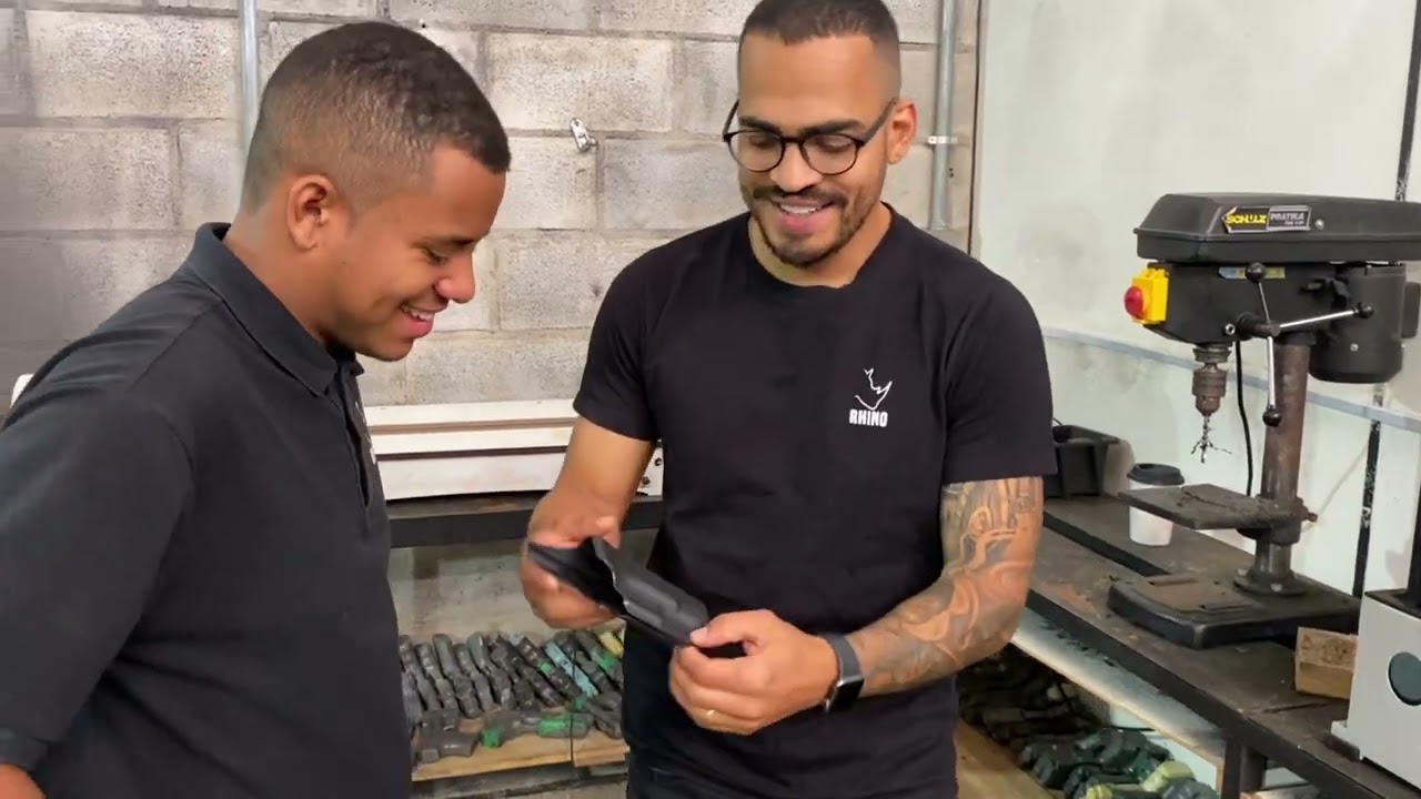 Produção de coldre velado para Glock G19 - Rhino Kydex